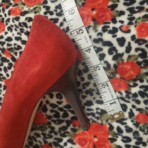 Cole Haan Nike air red suede pumps, size 9 - Picture 11 of 12